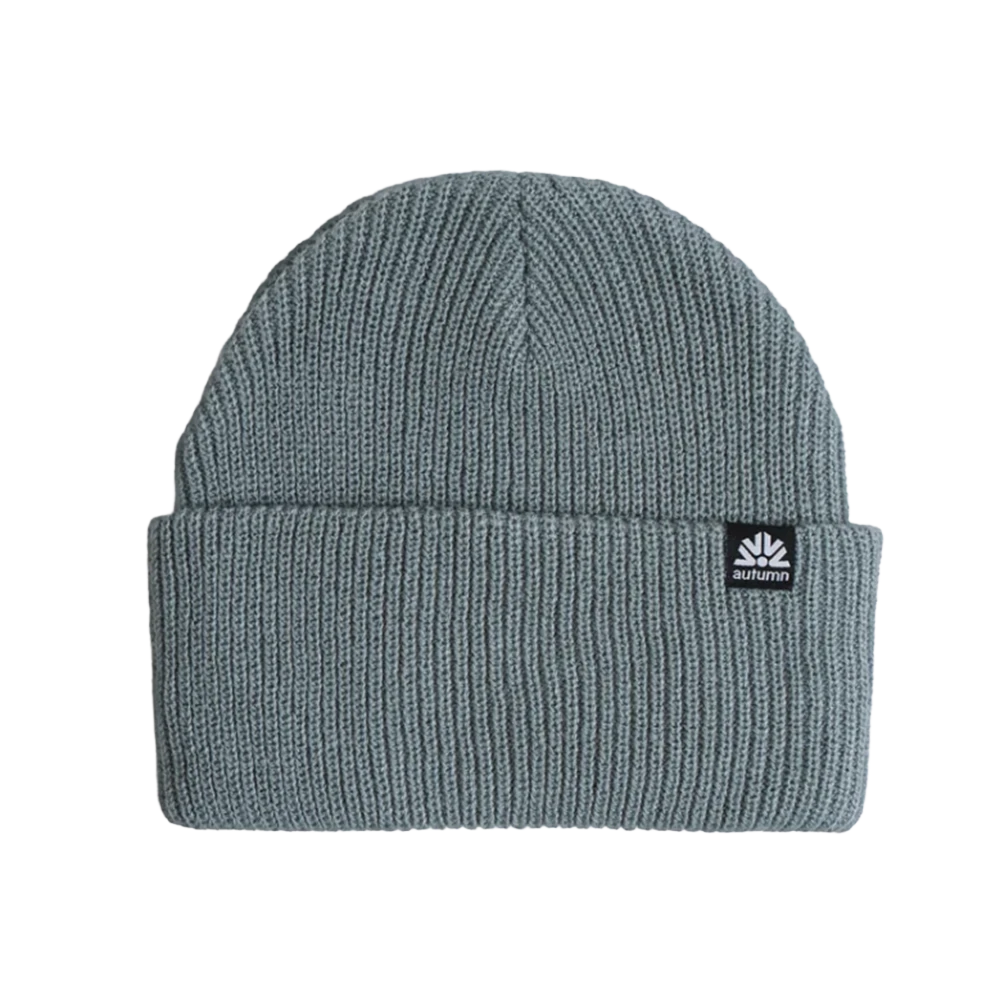 Autumn Simple Solid Beanie Light Blue