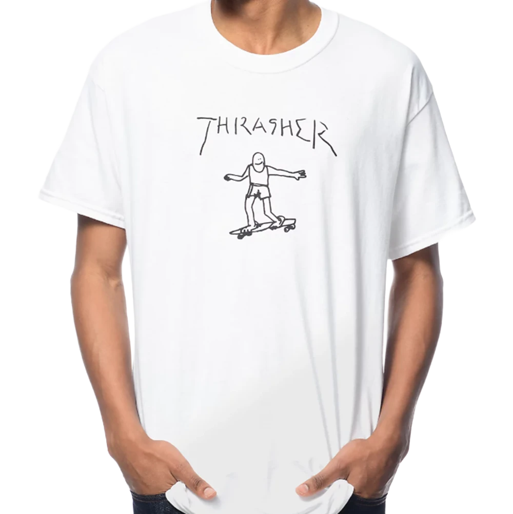 Thrasher Gonz Logo Tshirt White Small