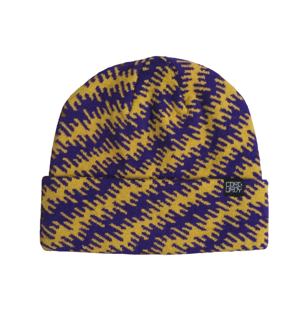 Corduroy Static Camo Beanie Fir