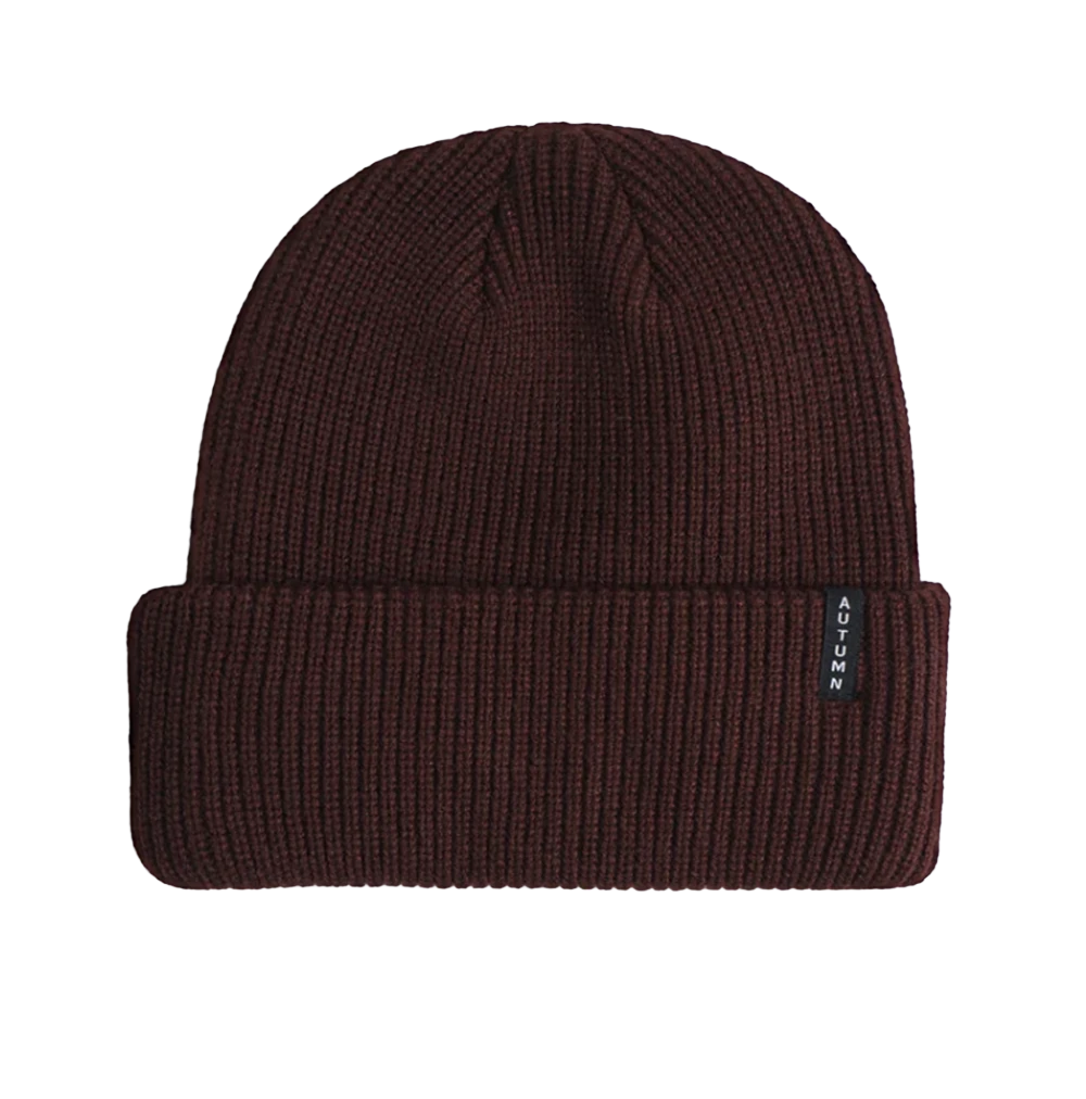 Autumn Select Solid Beanie Oxblood