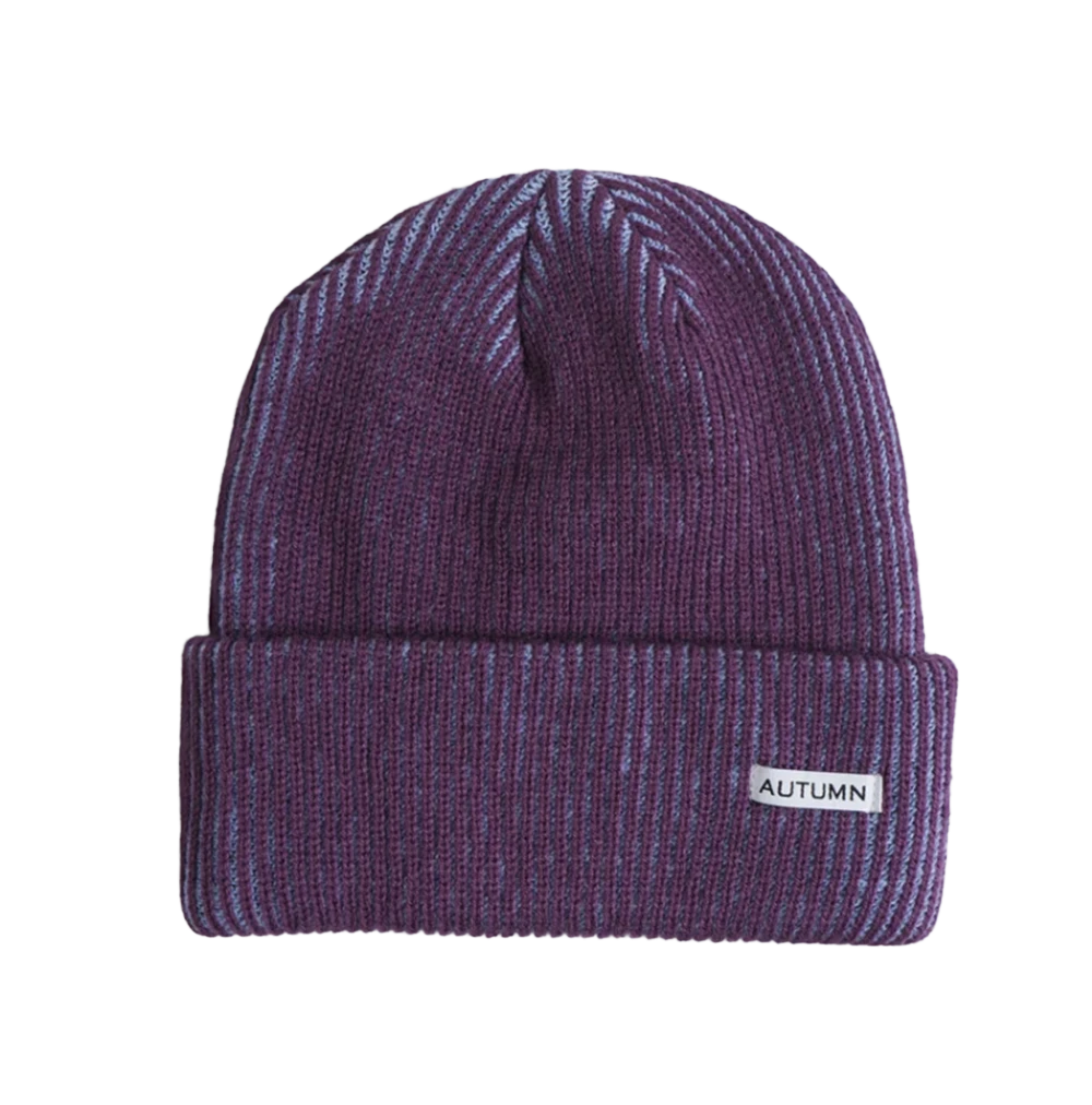 Autumn Cord Beanie Plum