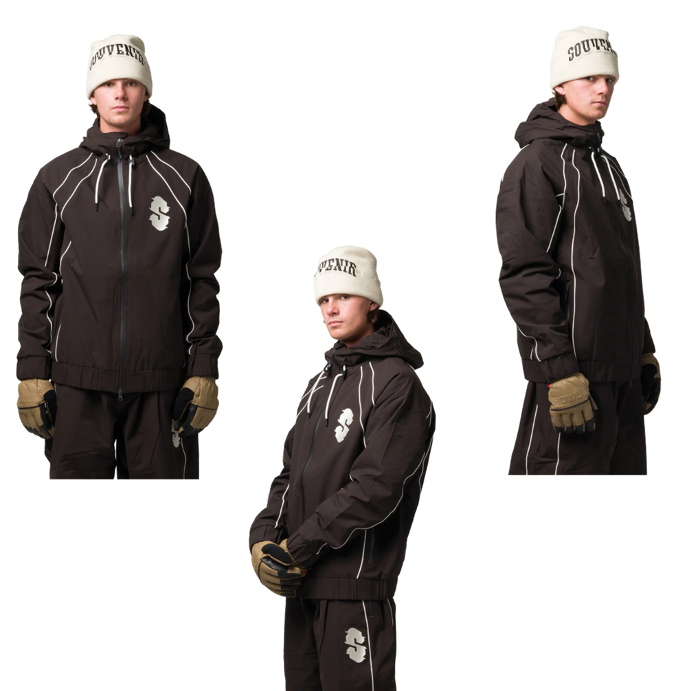 Souvenir Insulated Track Jacket Cocoa