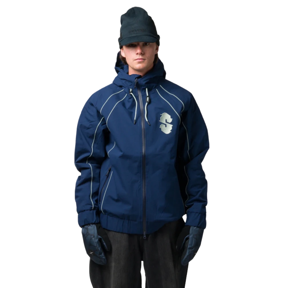 Souvenir Insulated Track Jacket Navy