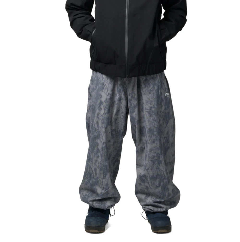 Souvenir Parachute Pants Grey Print