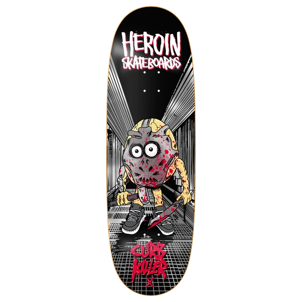 HEROIN CURB KILLER X SKATEBOARD DECK-10.0
