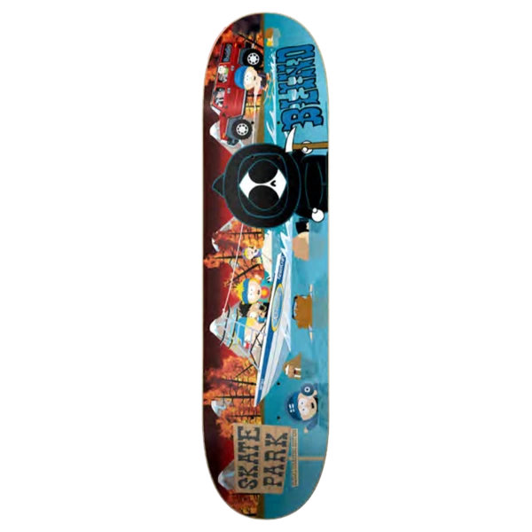 BLIND SKATE PARK GLOBAL WARMING SKATEBOARD DECK-8.5 BLUE