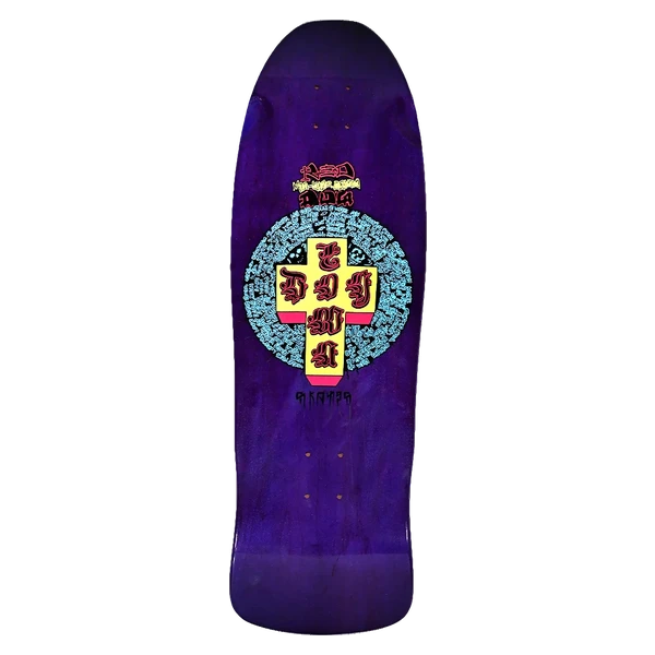 DT RED DOG MID SIZE CRISIS SKATEBOARD DECK-10.25x32 PUR ICE