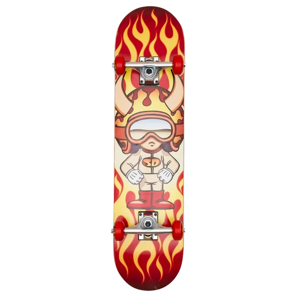 SPEED DEMONS HOT SHOT SKATEBOARD COMPLETE-6.75 MULTI