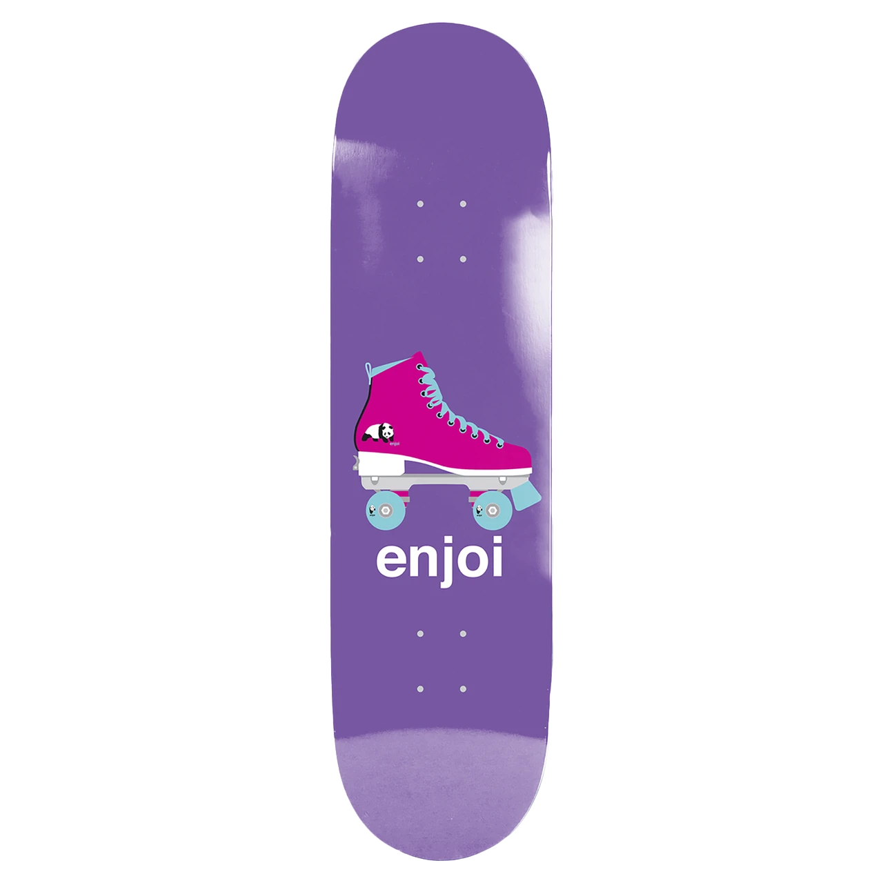 ENJOI BIG BOX RETRO SKATE SKATEBOARD DECK-8.25 PURPLE R7