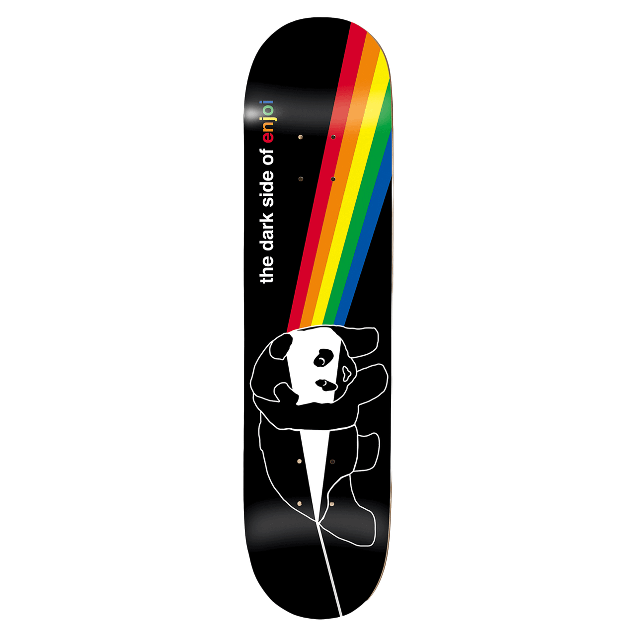 ENJOI DARKSIDE PANDA SKATEBOARD DECK-8.5 BLACK R7