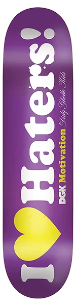 DGK HATERS SKATEBOARD DECK-8.06