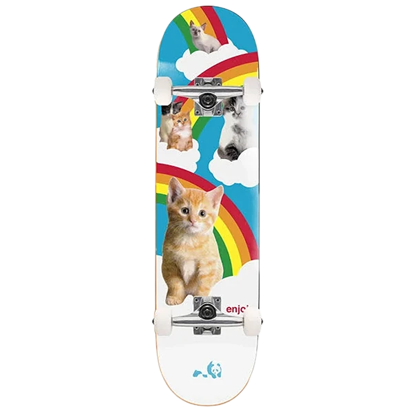 ENJOI KITTEN DREAMS SOFT TOP SKATEBOARD COMPLETE-6.75 MULTI