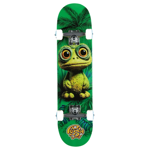 PUSH MR FROG FP SOFT TOP SKATEBOARD COMPLETE-7.0 GREEN