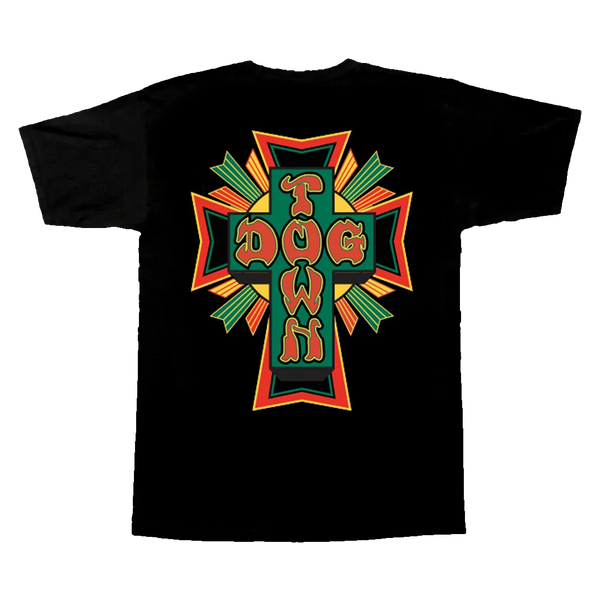 DT CROSS TSHIRT LOGO RASTA SS TSHIRT 2XLARGE BLACK