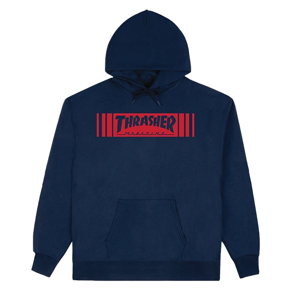 THRASHER BAR HOODIE MEDIUM NAVY
