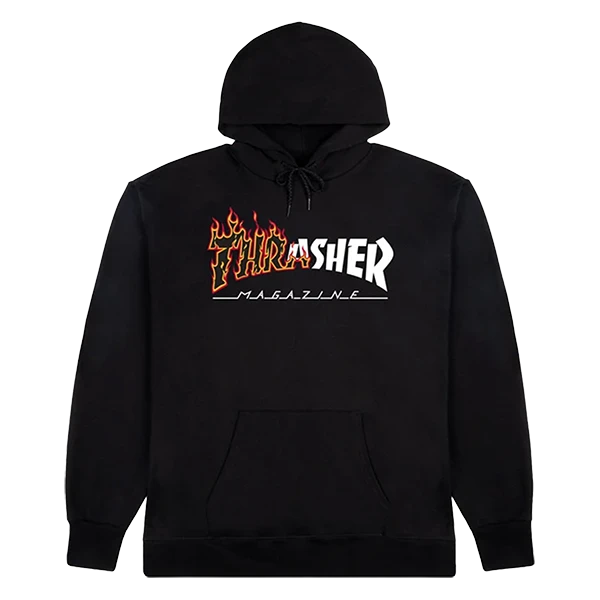 THRASHER IGNITE HOODIE XLARGE BLACK