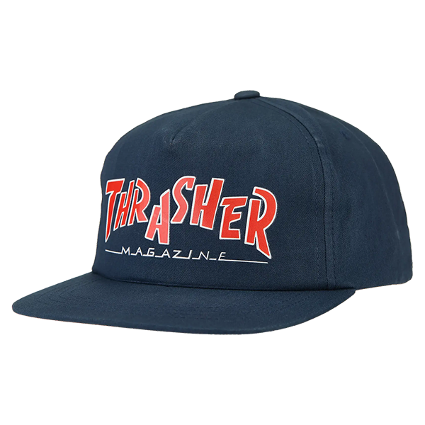 THRASHER PARRA MAG HAT ADJ-NAVY