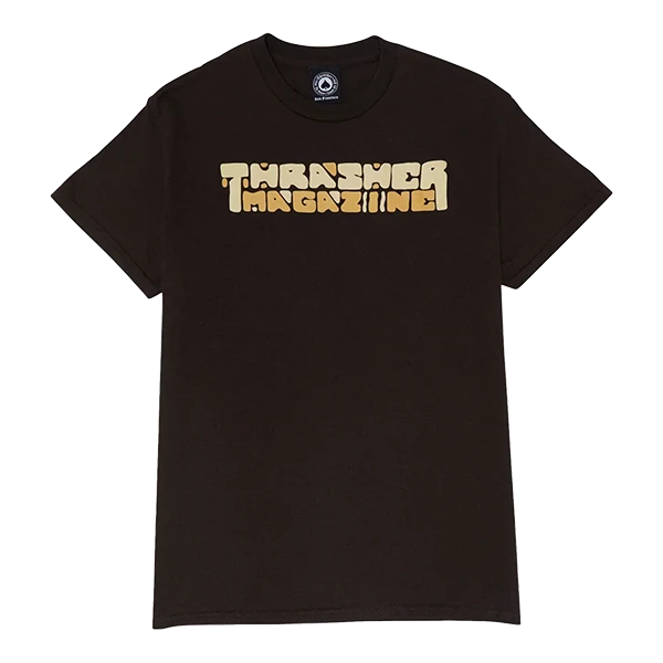 THRASHER BLOCKS SS TSHIRT MEDIUM DARK CHOC