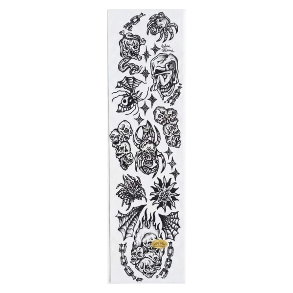 PVBLIC DOMAIN GRIP TAPE 9x33 SPIDER SKULL CLEAR