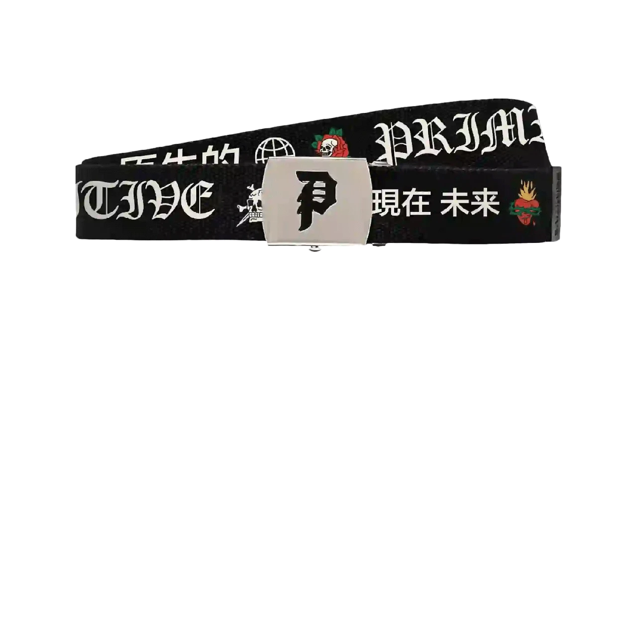 PRIMITIVE OUTSIDER WEB BELT BLACK