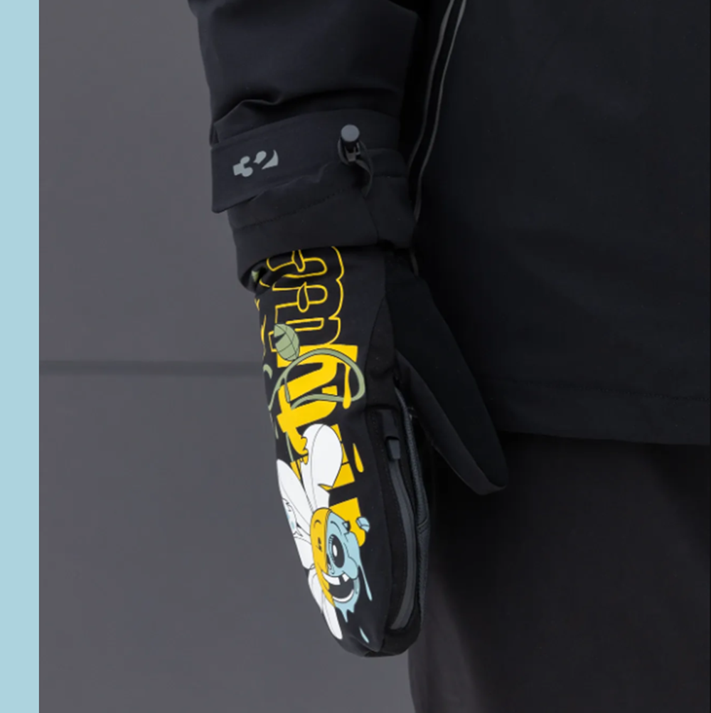 ThirtyTwo 32 Corp Mitts 2027 Black Yellow L/XL