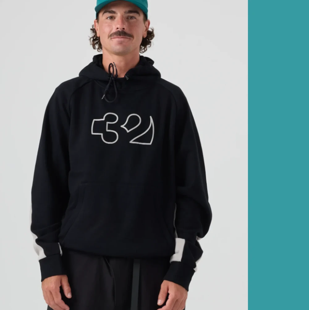 ThirtyTwo T32M Tech Hoodie Black Grey