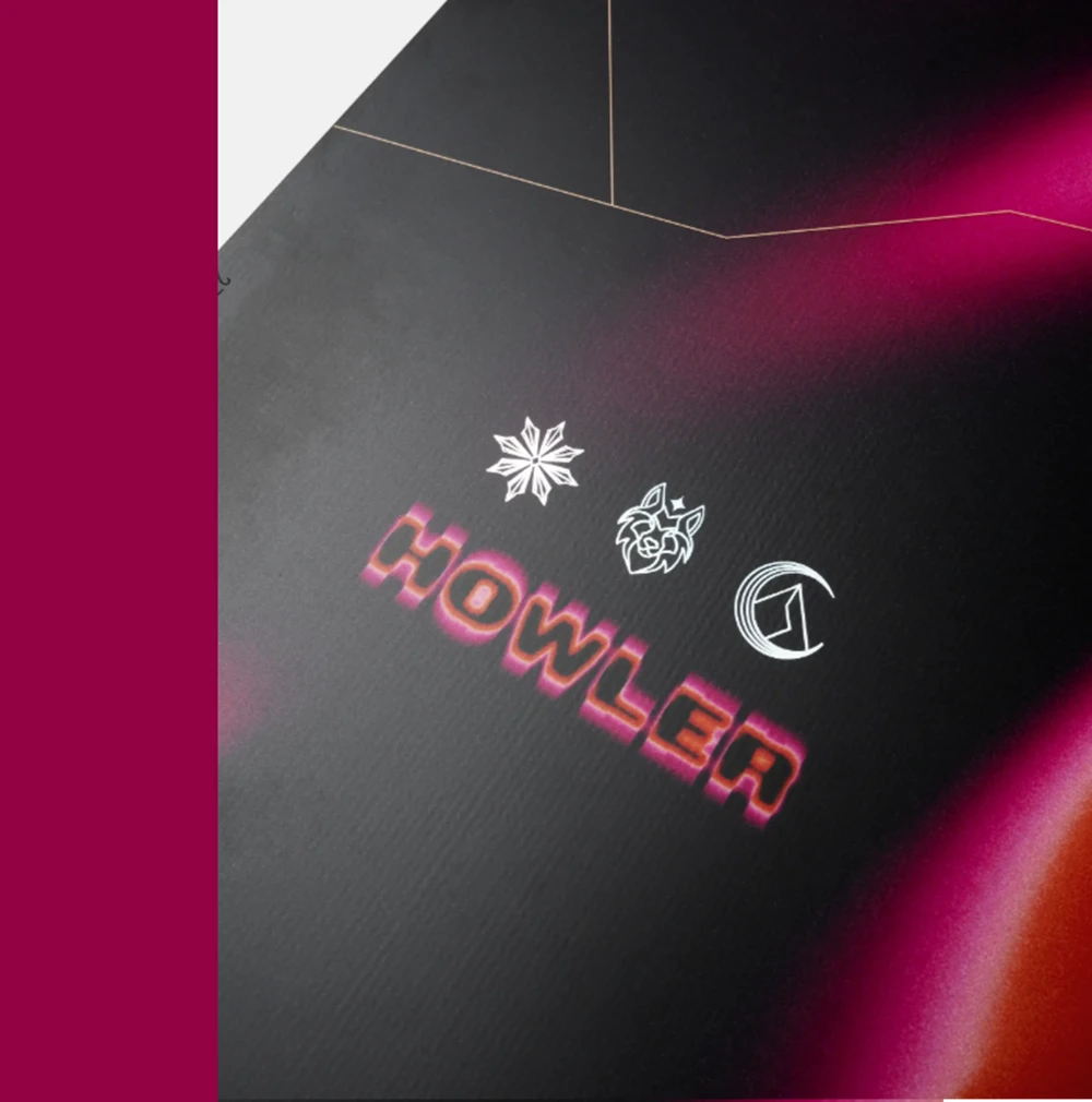 Jones Howler Snowboard 2027 Womens Black Pink 142