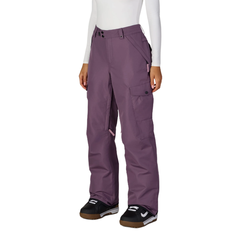 686 Aura Insulated Cargo Pants Womens Black Plum