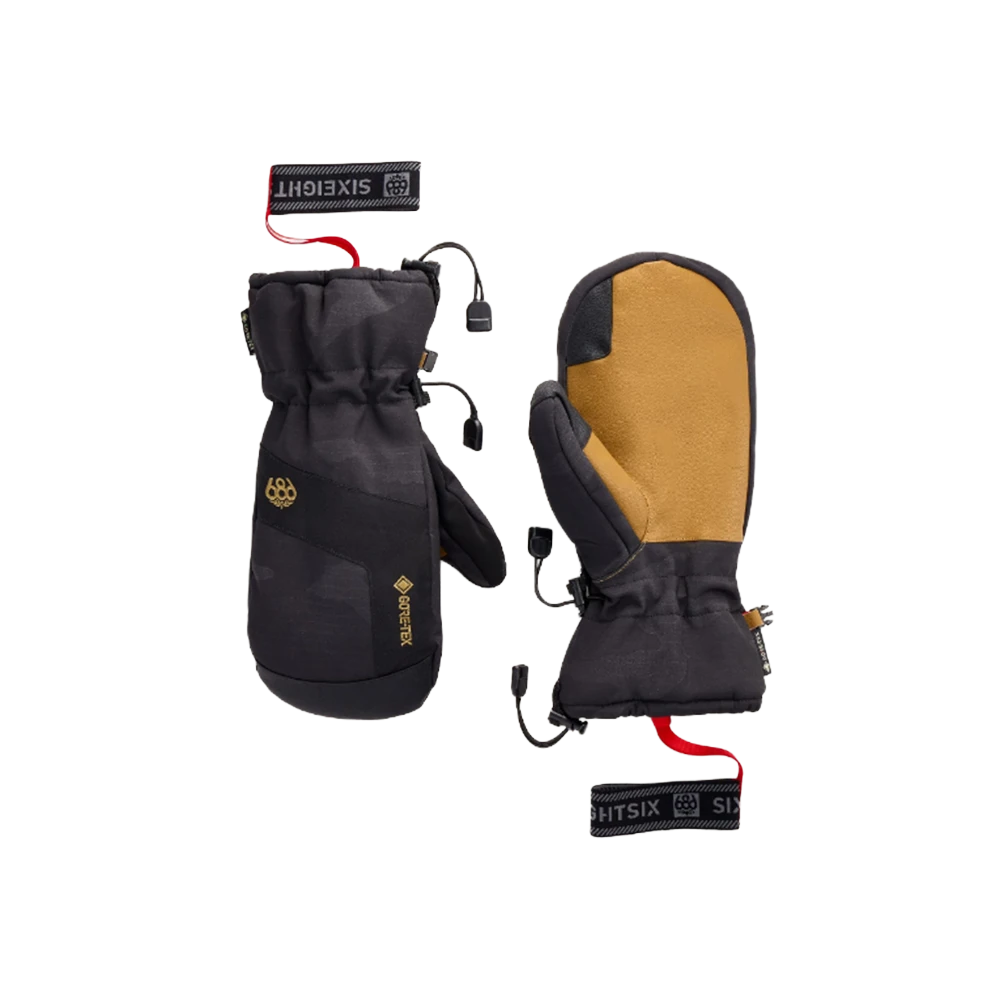 686 Linear Mitts GoreTex Black Camo XL