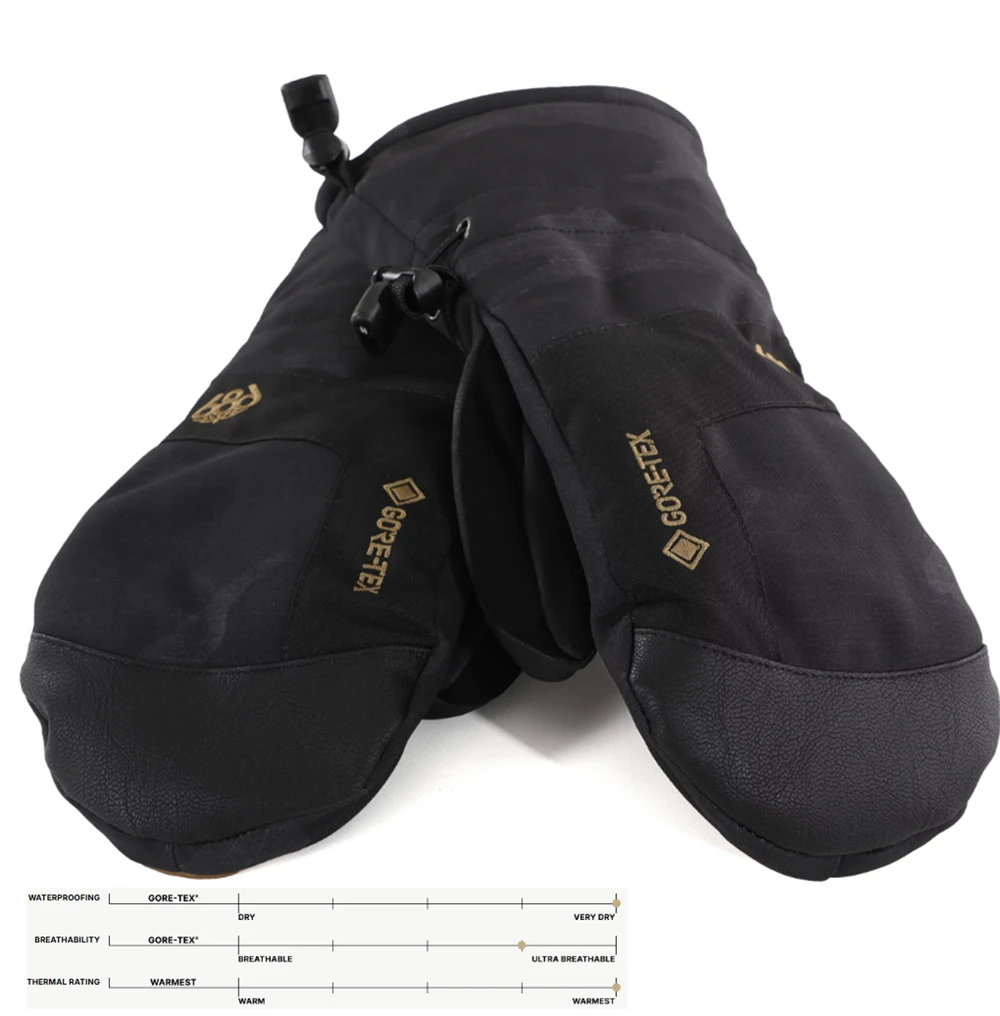 686 Linear Mitts GoreTex Black Camo XL