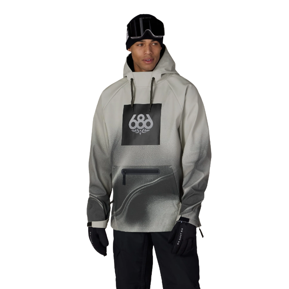 686 Waterproof Hoody Limestone Burnt Dunes Small