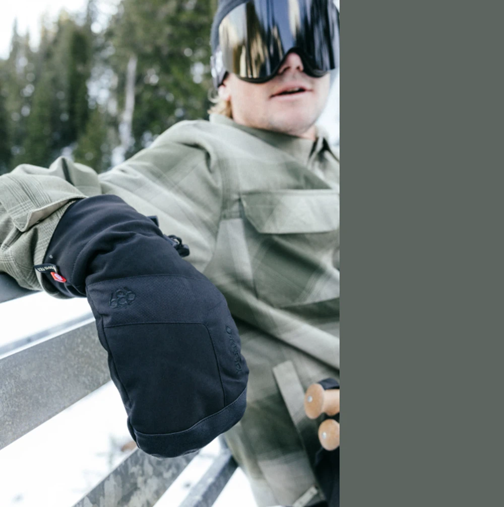 686 Linear Mitts GoreTex Black Camo Medium