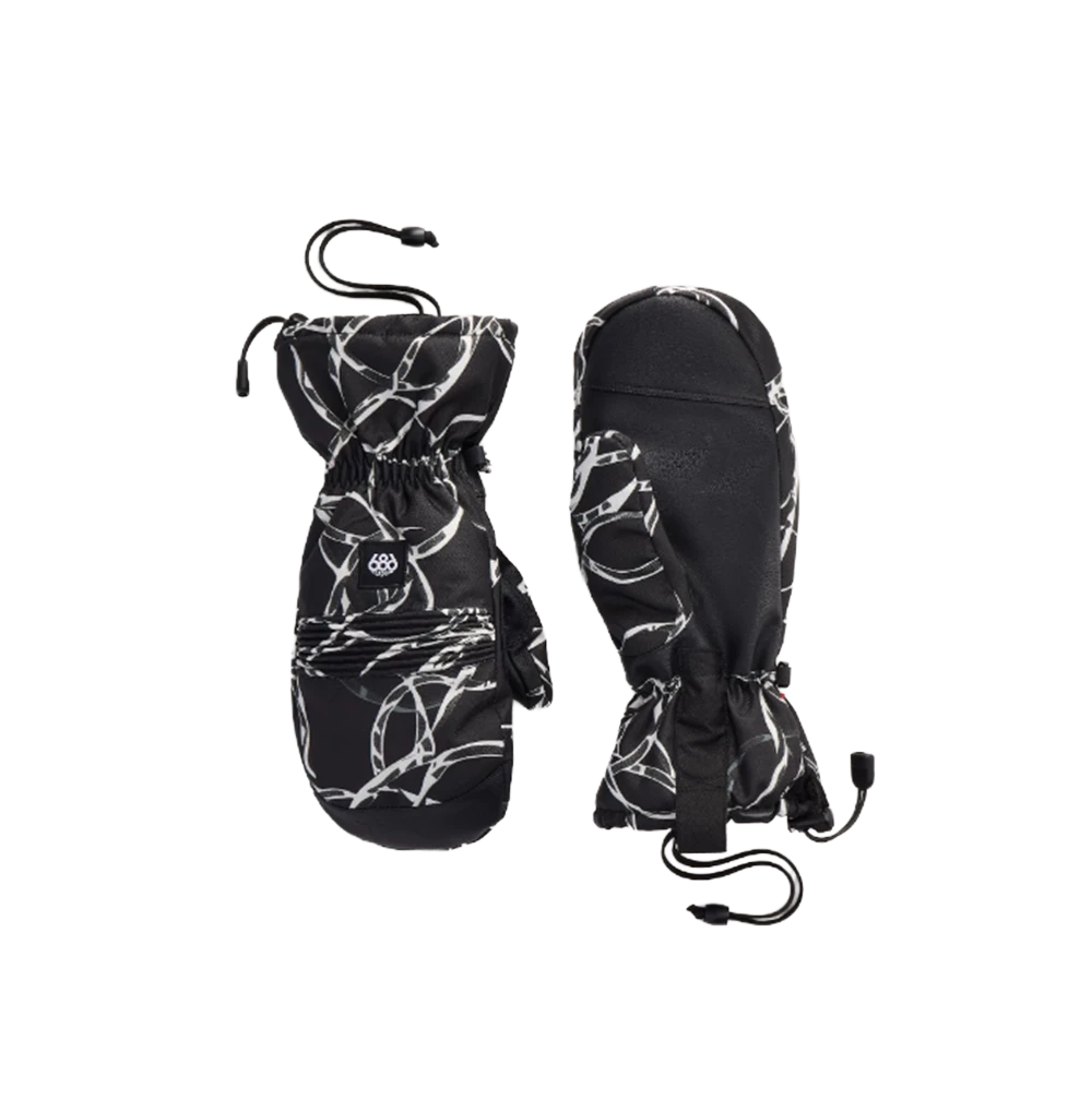 686 Lander Mitts Black Wire