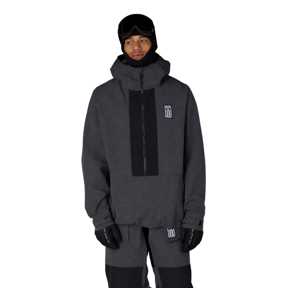 686 Ghost 2.5L Anorak Jacket Black Denim