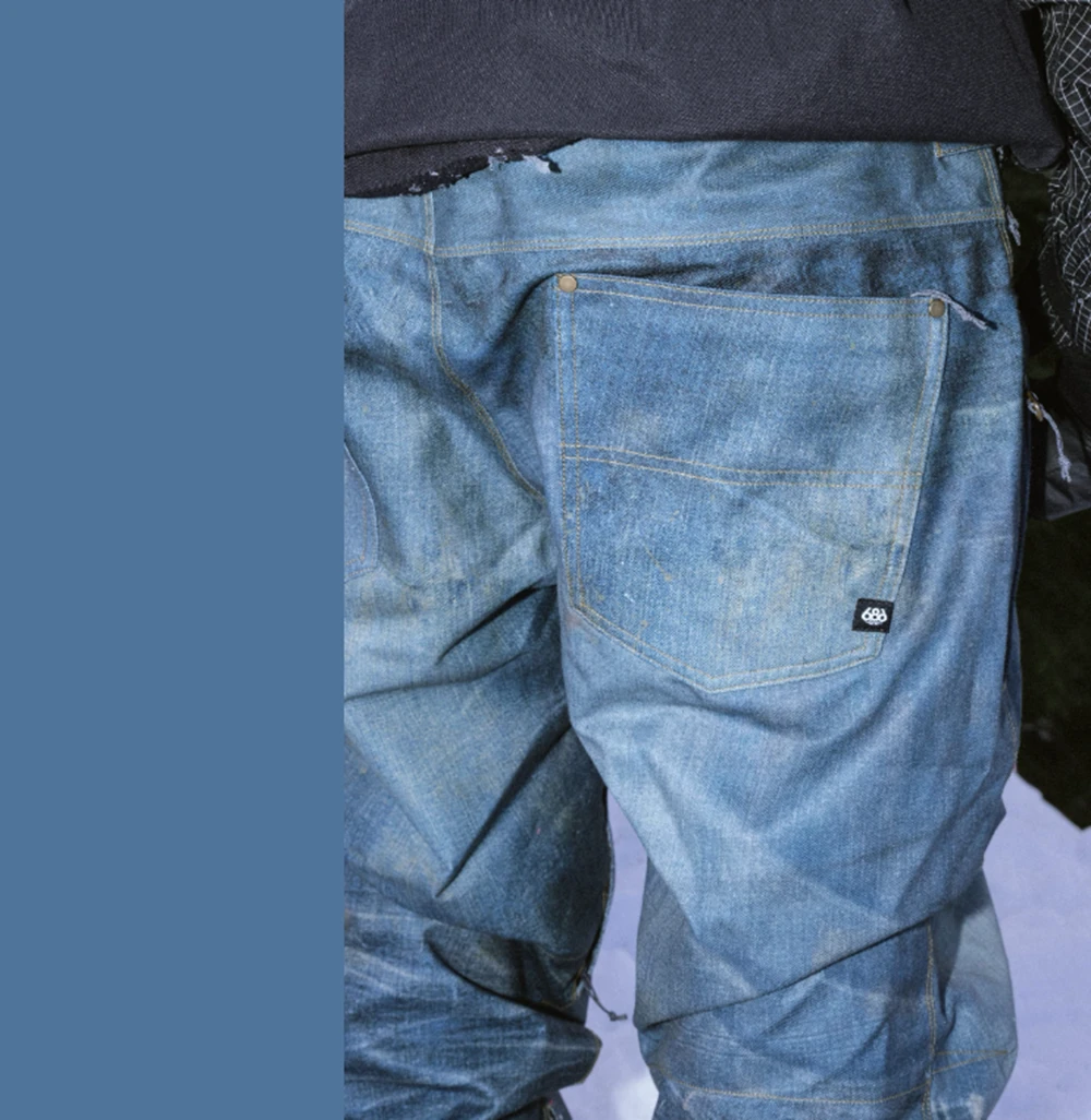 686 Deconstructed Denim Insulated Pants Indigo Denim