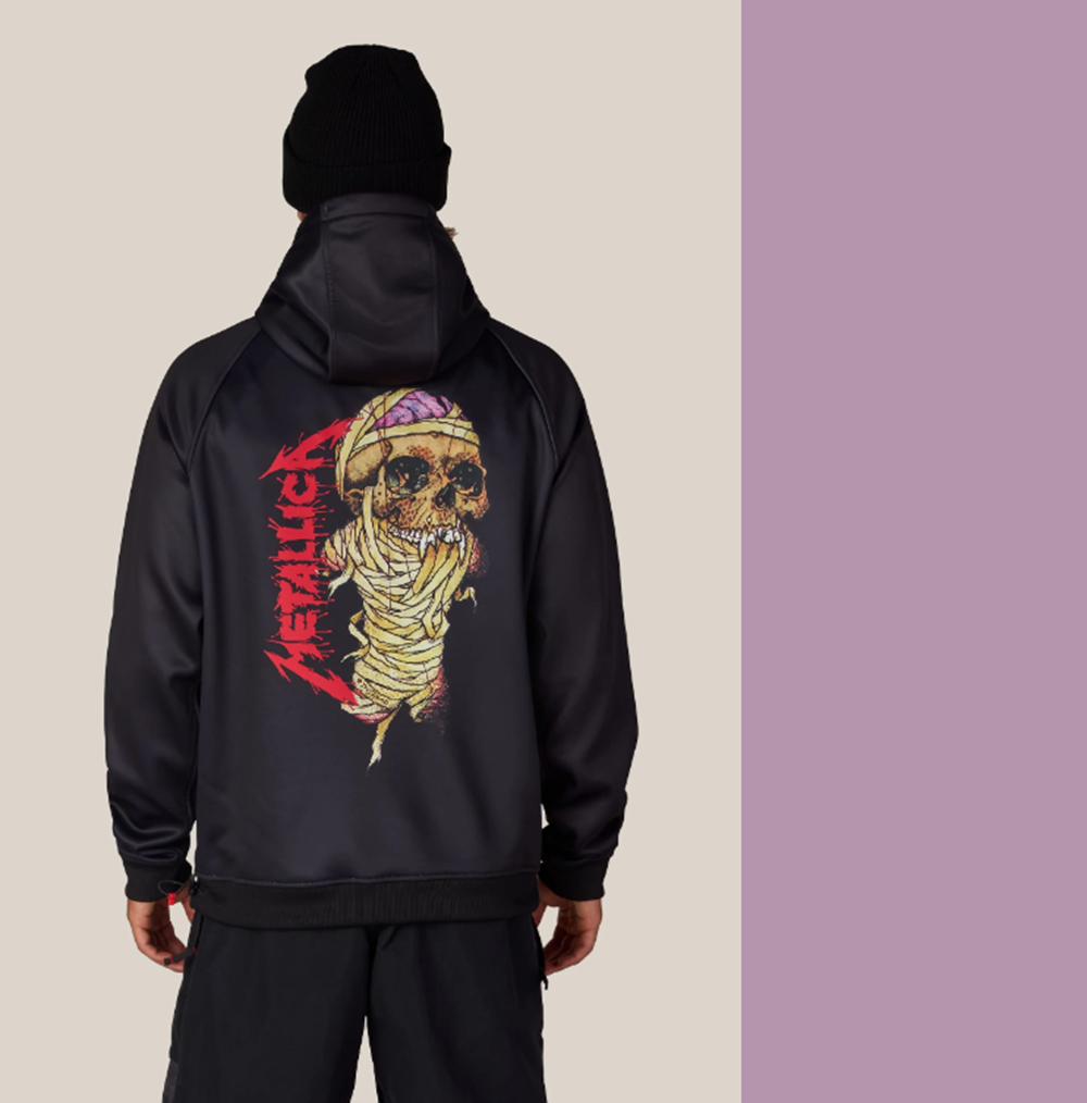 686 Metallica Bonded Fleece Hoody Metallica Black