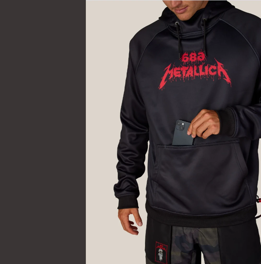 686 Metallica Bonded Fleece Hoody Metallica Black