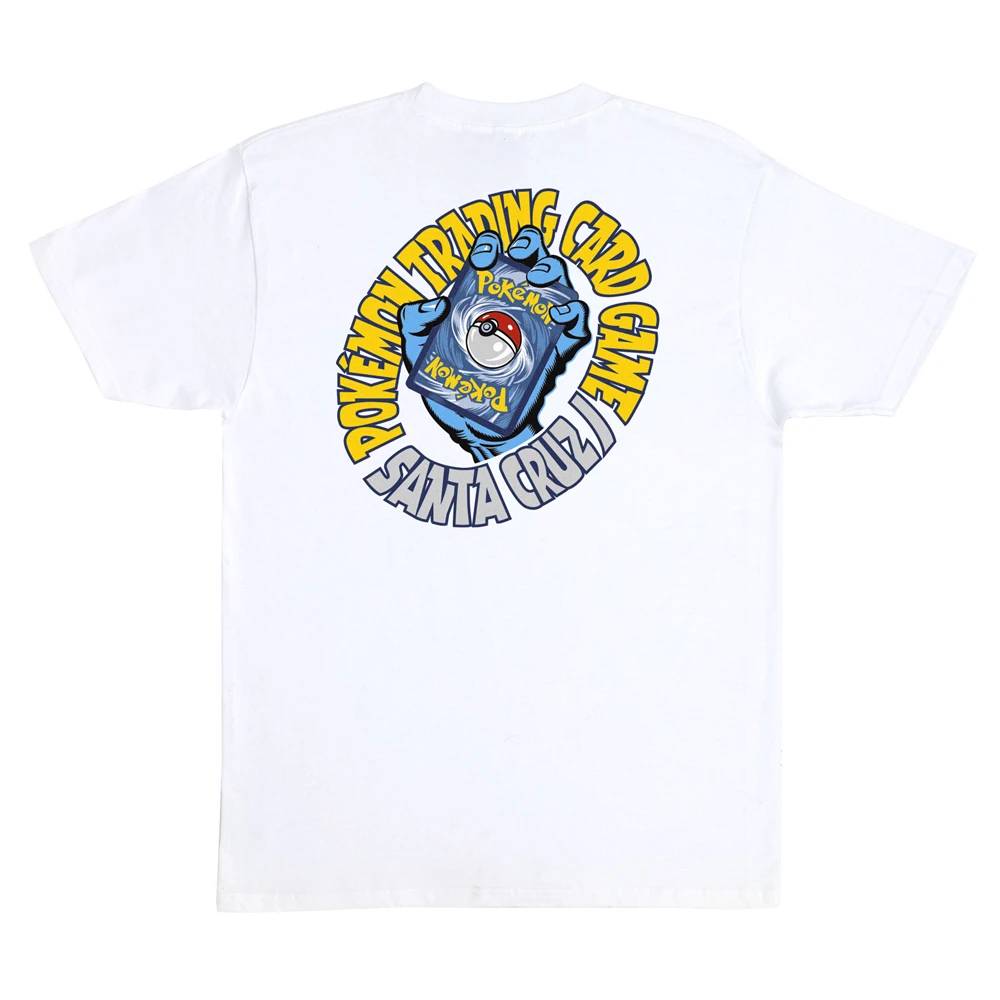 Santa Cruz Pokemon Hand Heavy Tshirt White