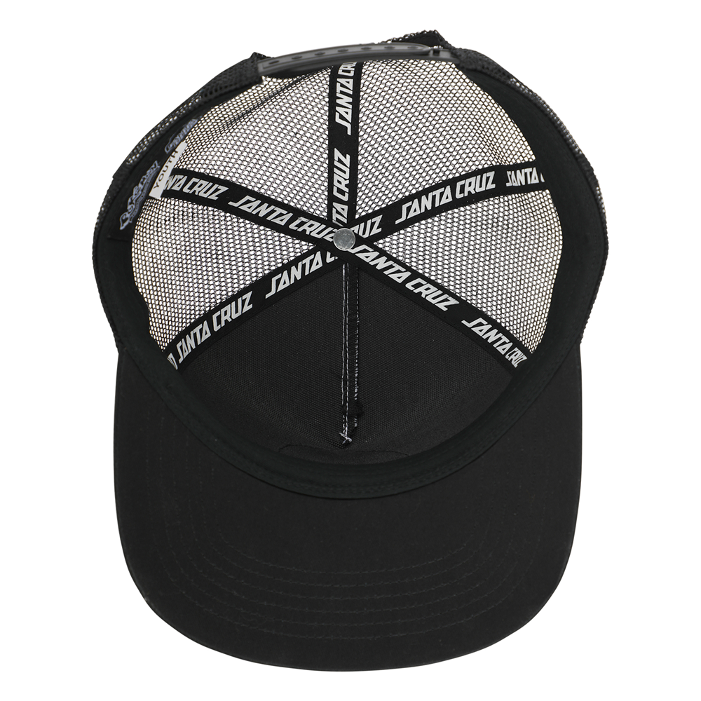 Santa Cruz Pokemon Hand Mesh Trucker Hat White Black YOUTH Snapback