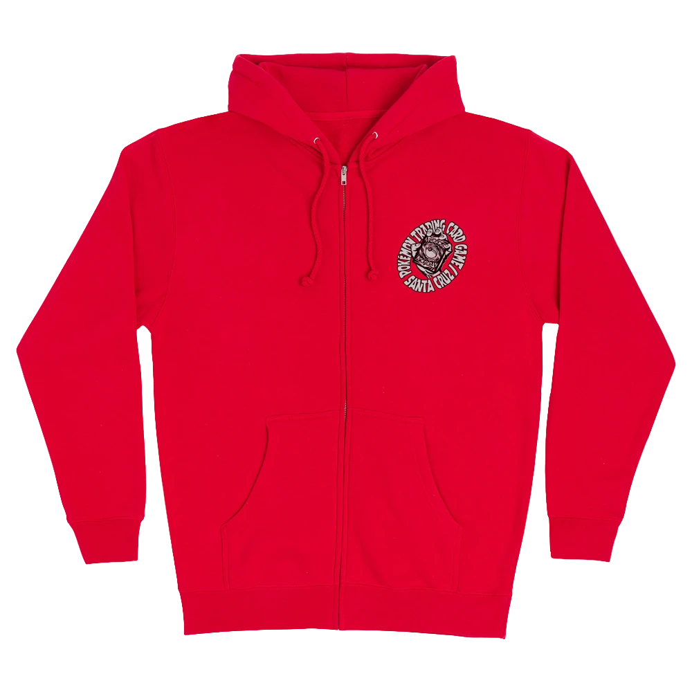 Santa Cruz Pokemon HandZip Heavyweight Hoodie Red