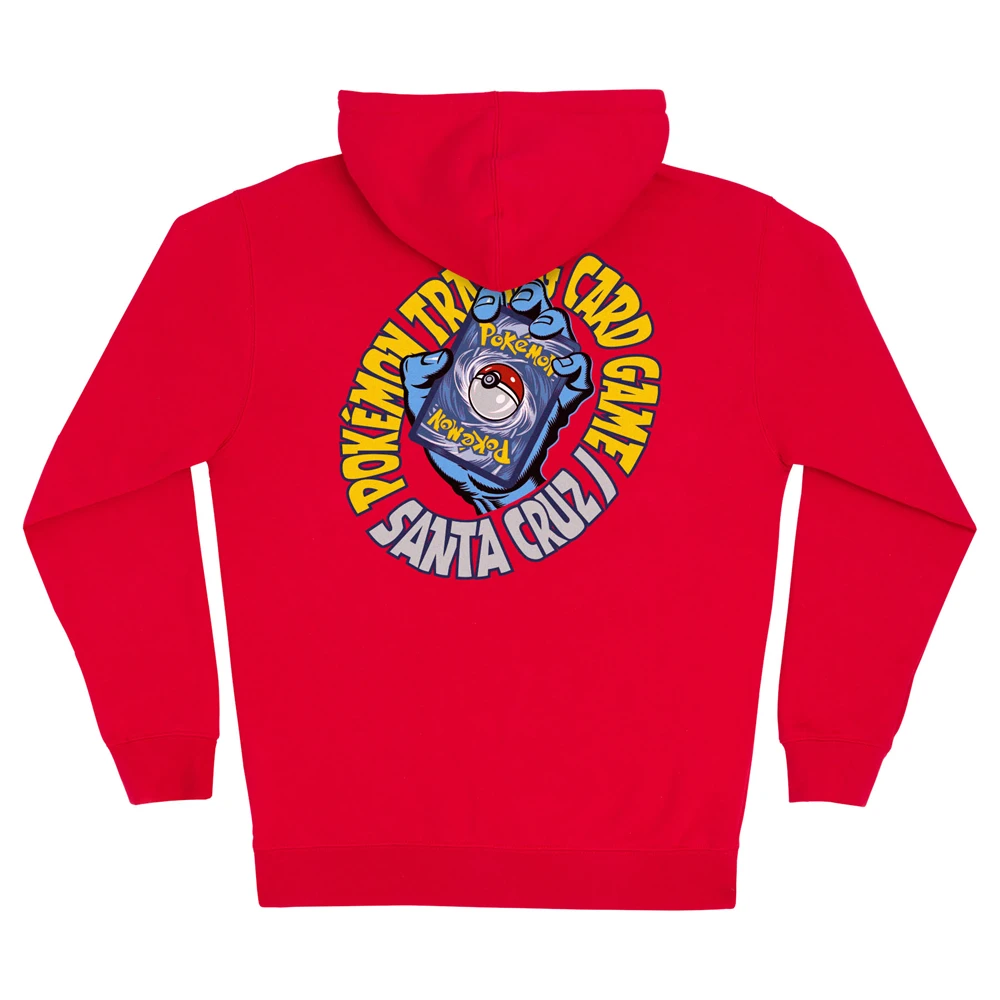 Santa Cruz Pokemon HandZip Heavyweight Hoodie Red