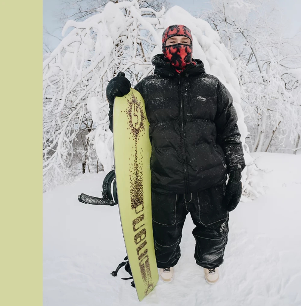 Public Display Snowboard 2027 White Green 156