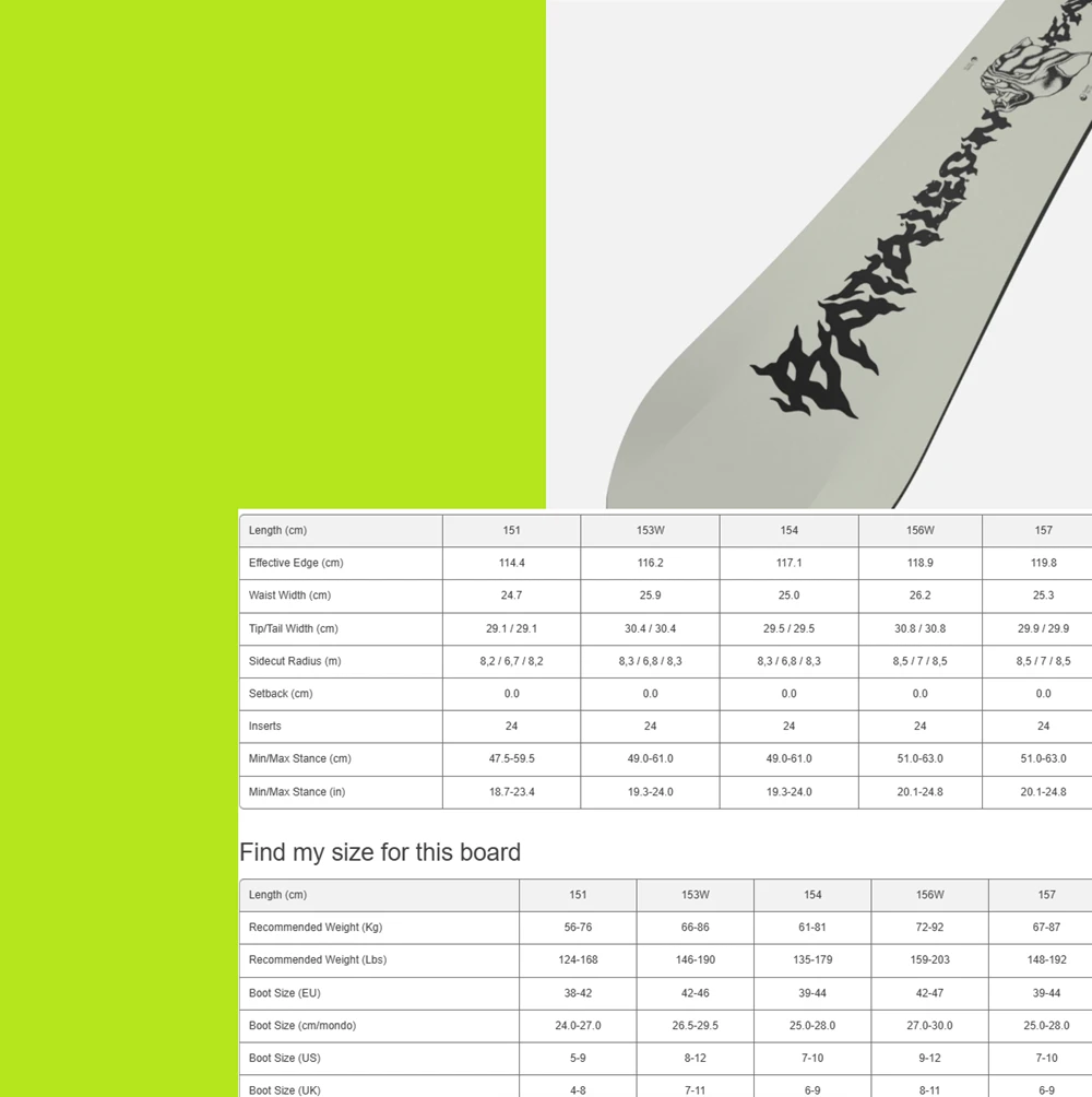 Bataleon Disaster Snowboard 2027 White 156W
