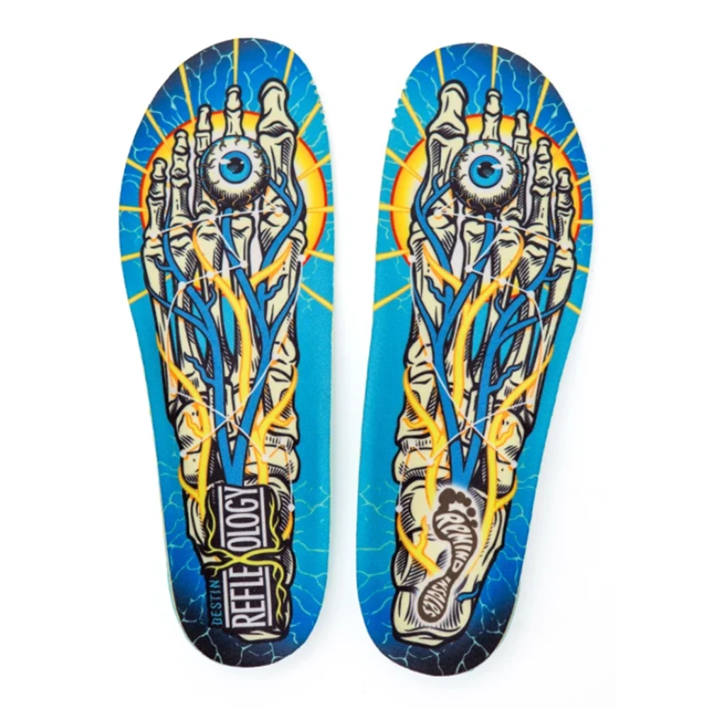 Remind Destin Impact Reflexology 5.5mm Insoles Blue