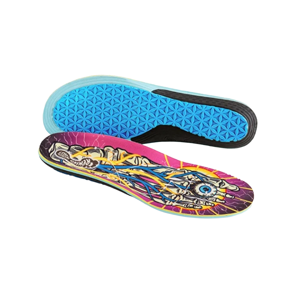 Remind Cush Impact Reflexology 5.5mm Insoles Purple
