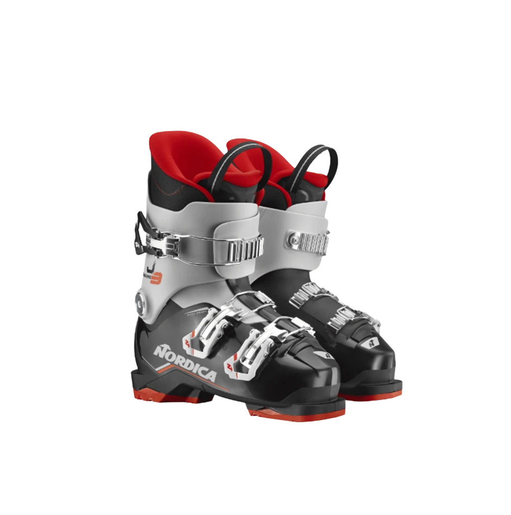 Nordica Speedmachine Jr Youth Ski Boots Black Grey