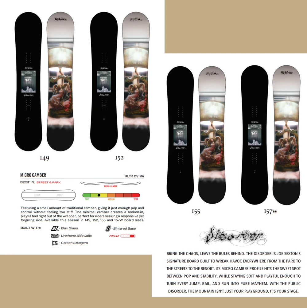 Public Disorder Snowboard 2027 Black 155