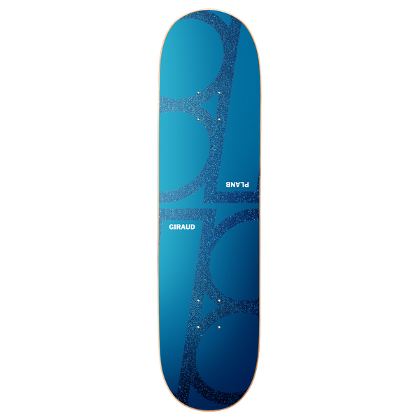 PLAN B GIRAUD MONOCHROME TWIN SKATEBOARD DECK-8.12