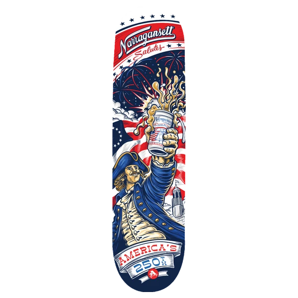 ALL I NEED AMERICA 250TH SKATEBOARD DECK-8.75