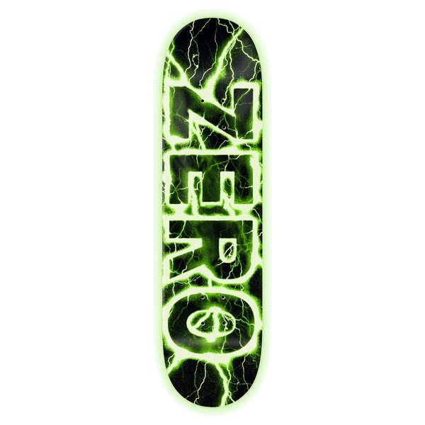 ZERO LIGHTNING 30YR SKATEBOARD DECK-8.25 GLOW